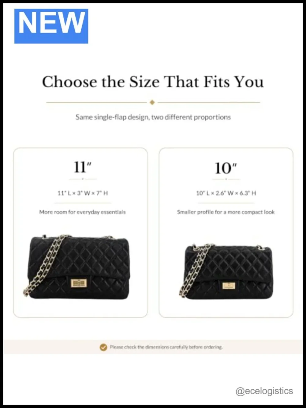 Quilted Lambskin Leather Crossbody Bag for Women, Single Flap Shoulder Purse